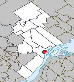 Berthierville Quebec location diagram